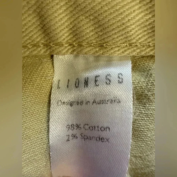 Lioness Australia Designed Women’s Beige Miami Vice Cargo Pants - Size Medium - Picture 6 of 7